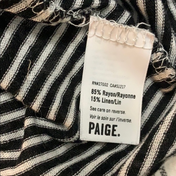 NWOT Paige Scoop Neck Striped Tank - Picture 4 of 4
